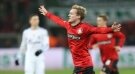 Kiessling seals victory for Leverkusen