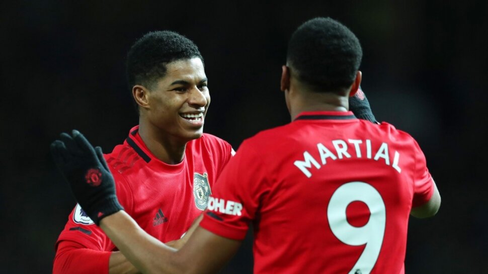 Rashford double helps Man United smash Norwich 4-0